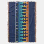 南西サンセットパインズブルー スローブランケット (正面縦)