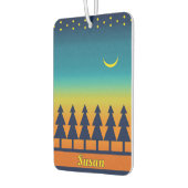 南西サンセットパインズムーンパーソナライズされた カーエアーフレッシュナー (左)