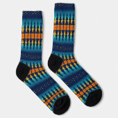 南西サンセットパインズ&スターパターン ソックス (右)