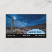 南西サンセットムーン砂漠 名刺 (正面)