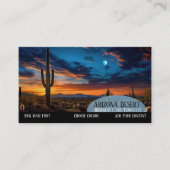 南西サンセットムーン砂漠 名刺 (正面)