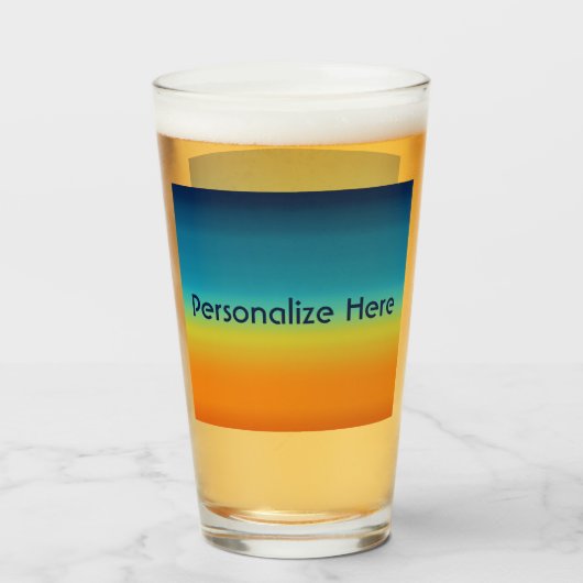 南西サンセットモノグラム タンブラーグラス (ドリンク正面)