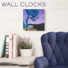 南西サンセット時計 スクエア壁時計