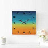 南西サンセット スクエア壁時計 (ホーム)
