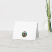 南西サンタクリスマスカード カード (裏面)