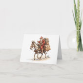 南西サンタクリスマスカード カード (正面)