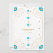 南西サンタフェブライダルシャワーへの招待 招待状 (裏面)