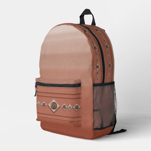 南西サンドストーンキャニオンとコッペリーコンチョス プリントバックパック (裏面右端)