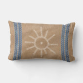 南西サンペトログリフデザインブ縁どル ランバークッション (裏面)