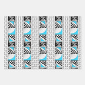 南西サンライズターコイズ ラッピングペーパーシート (正面3)