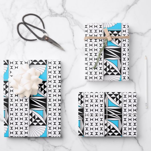 南西サンライズターコイズ ラッピングペーパーシート (正面)