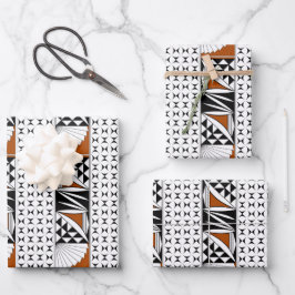 南西サンライズ(色伝統的) ラッピングペーパーシート