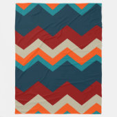 南西シェブロン フリースブランケット (正面)