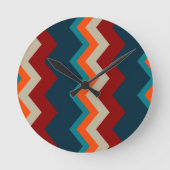 南西シェブロン ラウンド壁時計 (正面)