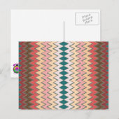 南西シボロンジグザグポストカード ポストカード (正面/裏面)