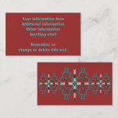 南西シンメトリカスタムビジネスカード 名刺 (正面/裏面)