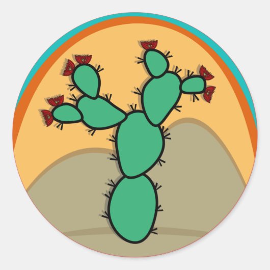 南西シーンスティッカー ラウンドシール (正面)