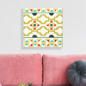 南西ジオメトリI キャンバスプリント (インサイチュ (リビング))