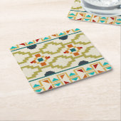 南西ジオメトリI スクエアペーパーコースター (アングル)