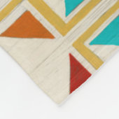 南西ジオメトリI フリースブランケット (角)