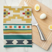 南西ジオメトリIII キッチンタオル (四つ折り)