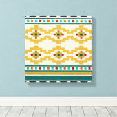 南西ジオメトリIII キャンバスプリント (インサイチュ (ウッドフロア))