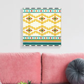 南西ジオメトリIII キャンバスプリント (インサイチュ (リビング))