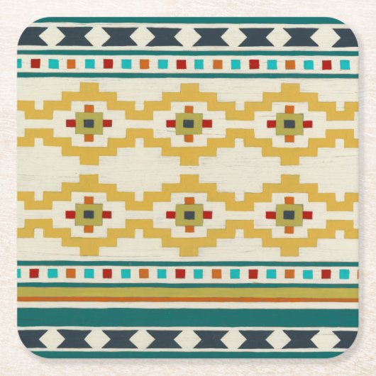 南西ジオメトリIII スクエアペーパーコースター (正面)