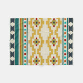 南西ジオメトリIII フリースブランケット (正面(横))