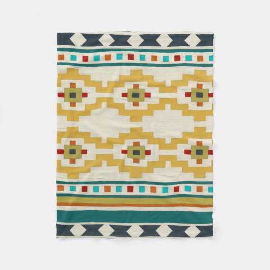 南西ジオメトリIII フリースブランケット (正面)