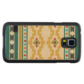 南西ジオメトリIII CarvedメープルGalaxy S5スリムケース (正面(横))