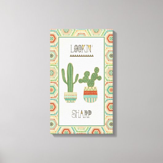 南西ジオIX | Lookin' Sharp キャンバスプリント (正面)