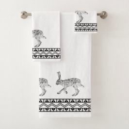 南西ジャックラビットと幾何学山脈 バスタオルセット