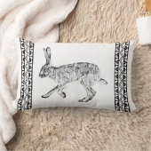 南西ジャックラビットと幾何学山脈 ランバークッション (ブランケット)