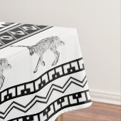 南西ジャックラビットと幾何学的パターン テーブルクロス (インサイチュ)