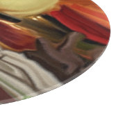 南西スカイズ抽象芸術アート カッティングボード (角)