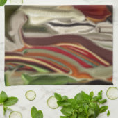 南西スカイズ抽象芸術アート キッチンタオル (折り畳み)