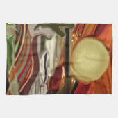 南西スカイズ抽象芸術アート キッチンタオル (横)