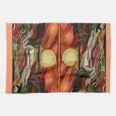 南西スカイズ抽象芸術アート キッチンタオル (横)