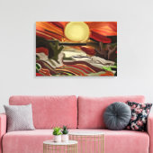 南西スカイズ抽象芸術アート キャンバスプリント (インサイチュ (リビング))