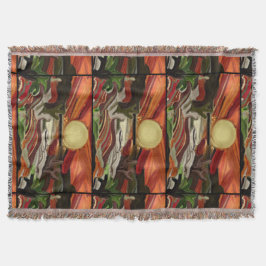 南西スカイズ抽象芸術アート スローブランケット