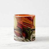 南西スカイズ抽象芸術アート ツートーンマグカップ (中央)