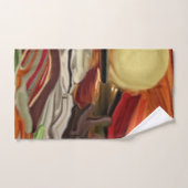 南西スカイズ抽象芸術アート バスタオルセット (ハンドタオル)