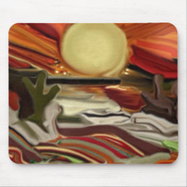 南西スカイズ抽象芸術アート マウスパッド