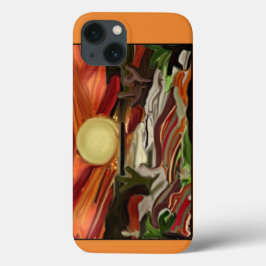 南西スカイズ抽象芸術アート iPhone 13ケース