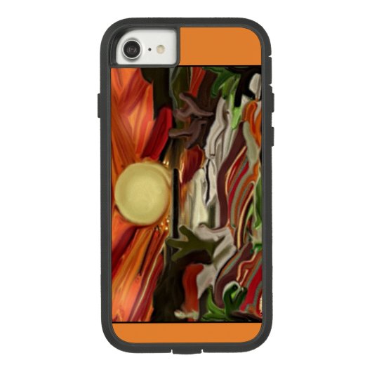 南西スカイズ抽象芸術アート Case-Mate iPhoneケース (裏面)