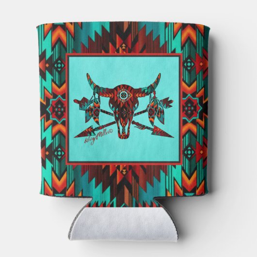 南西スカルと矢印クーラーボックス 缶クーラー (裏面)