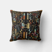 南西スクラッチアートパターン クッション (裏面)