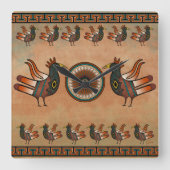 南西スタイルの時計 スクエア壁時計 (正面)