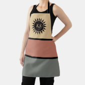 南西スタイルエプロンと黒モザイクサン エプロン (インサイチュ)